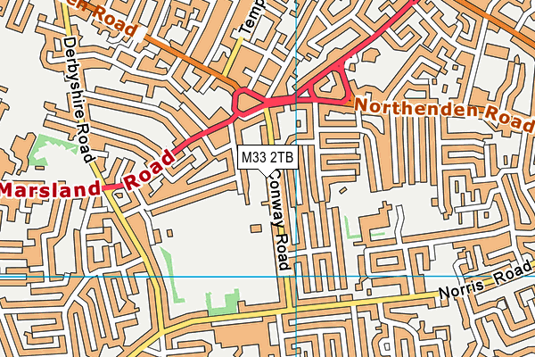 M33 2TB map - OS VectorMap District (Ordnance Survey)