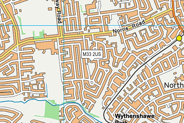 M33 2US map - OS VectorMap District (Ordnance Survey)