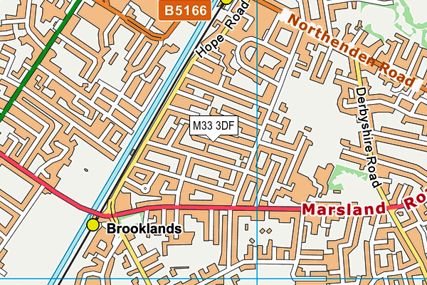 M33 3DF map - OS VectorMap District (Ordnance Survey)