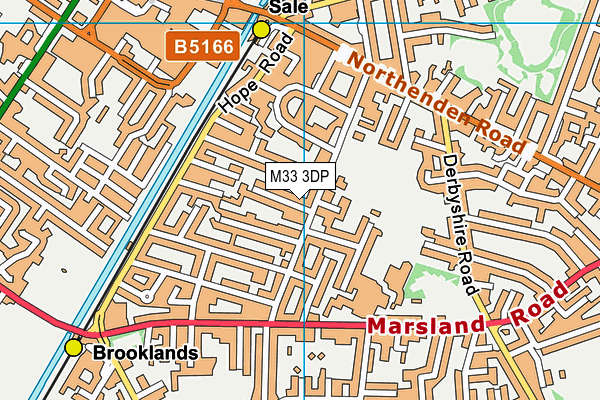 M33 3DP map - OS VectorMap District (Ordnance Survey)