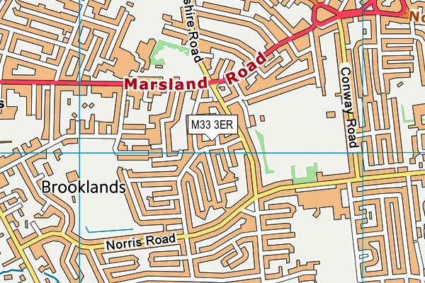 M33 3ER map - OS VectorMap District (Ordnance Survey)