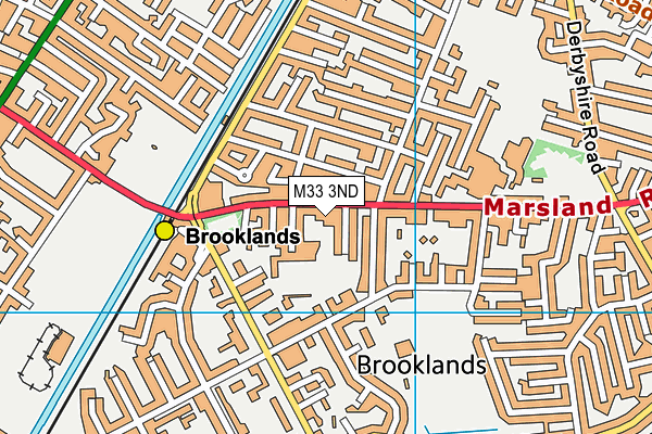M33 3ND map - OS VectorMap District (Ordnance Survey)