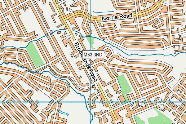 M33 3RD map - OS VectorMap District (Ordnance Survey)