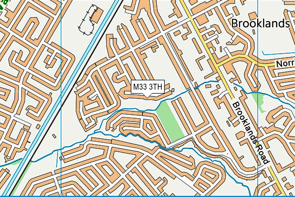 M33 3TH map - OS VectorMap District (Ordnance Survey)