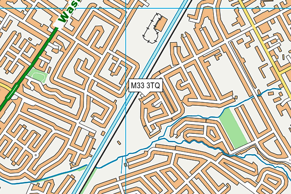 M33 3TQ map - OS VectorMap District (Ordnance Survey)