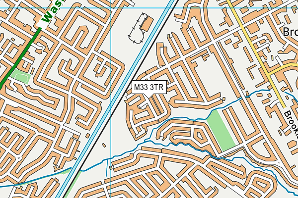 M33 3TR map - OS VectorMap District (Ordnance Survey)
