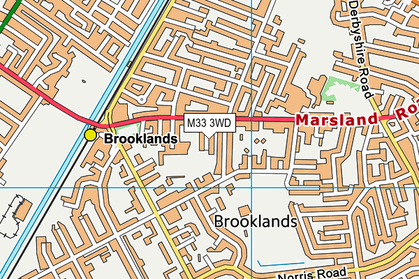 M33 3WD map - OS VectorMap District (Ordnance Survey)