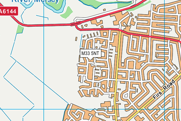 M33 5NT map - OS VectorMap District (Ordnance Survey)