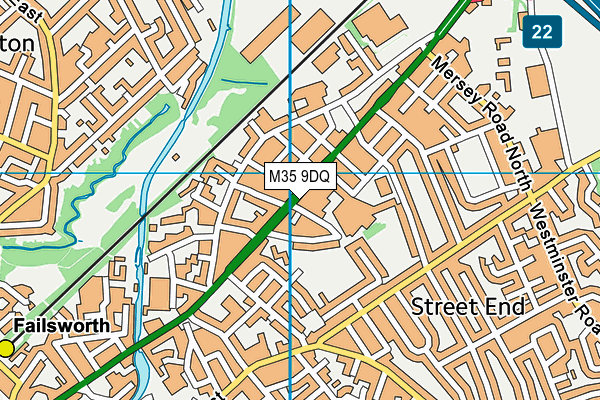 M35 9DQ map - OS VectorMap District (Ordnance Survey)