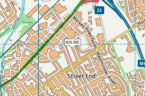 M35 9EE map - OS VectorMap District (Ordnance Survey)