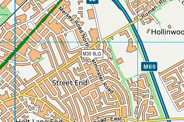 M35 9LQ map - OS VectorMap District (Ordnance Survey)