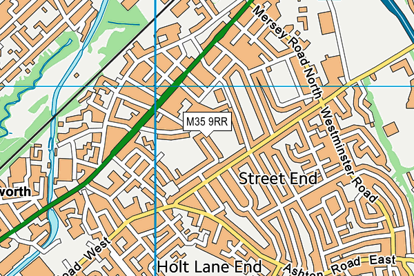 M35 9RR map - OS VectorMap District (Ordnance Survey)