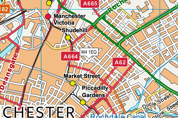 M4 1EQ map - OS VectorMap District (Ordnance Survey)