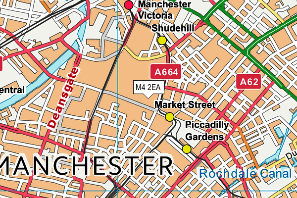 M4 2EA map - OS VectorMap District (Ordnance Survey)