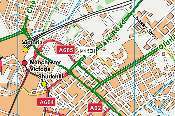 M4 5EH map - OS VectorMap District (Ordnance Survey)