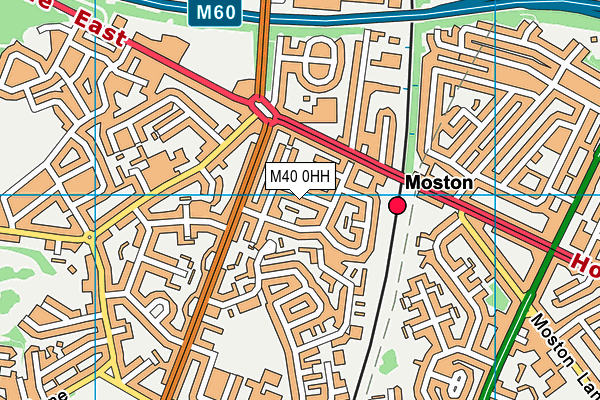 M40 0HH map - OS VectorMap District (Ordnance Survey)