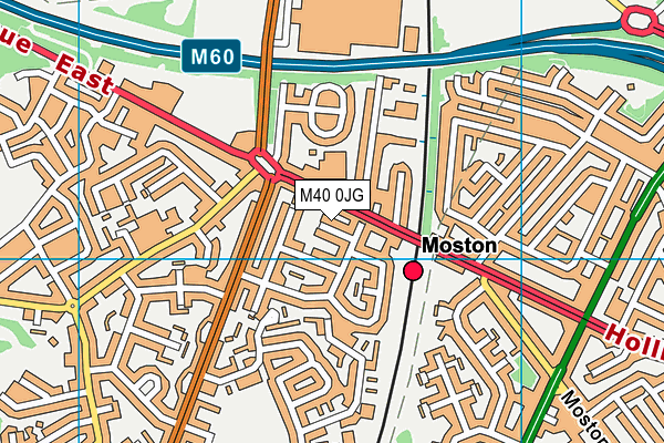 M40 0JG map - OS VectorMap District (Ordnance Survey)