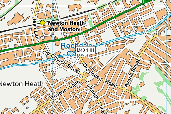 M40 1HH map - OS VectorMap District (Ordnance Survey)