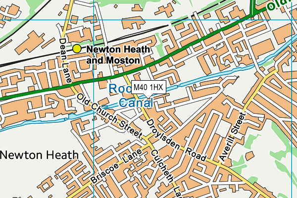 M40 1HX map - OS VectorMap District (Ordnance Survey)