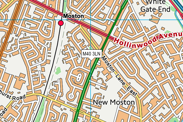 Broadway Leisure Centre map (M40 3LN) - OS VectorMap District (Ordnance Survey)