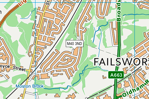 M40 3ND map - OS VectorMap District (Ordnance Survey)