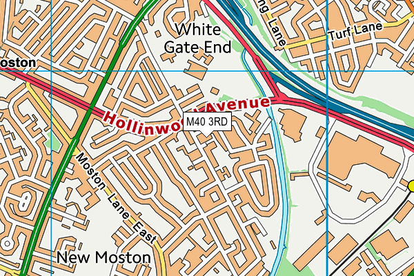 M40 3RD map - OS VectorMap District (Ordnance Survey)