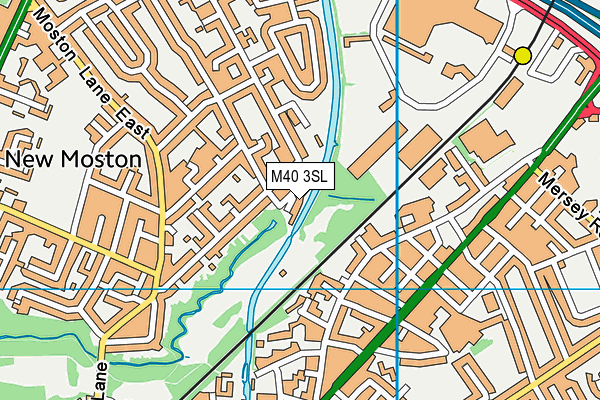 M40 3SL map - OS VectorMap District (Ordnance Survey)