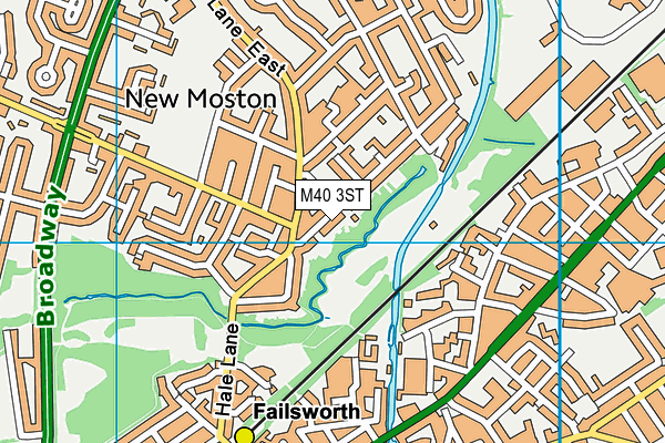 M40 3ST map - OS VectorMap District (Ordnance Survey)