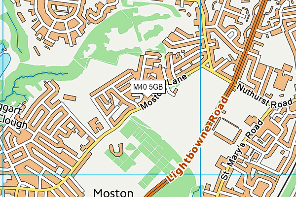 M40 5GB map - OS VectorMap District (Ordnance Survey)