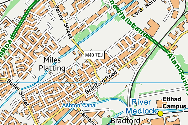 Park View Community School map (M40 7EJ) - OS VectorMap District (Ordnance Survey)