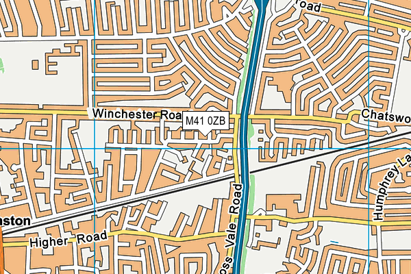 M41 0ZB map - OS VectorMap District (Ordnance Survey)