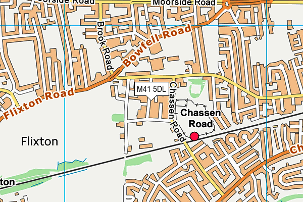 Trafford Football Club map (M41 5DL) - OS VectorMap District (Ordnance Survey)