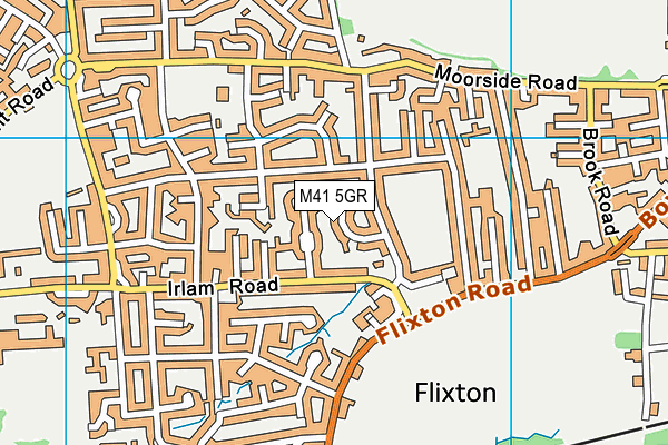 M41 5GR map - OS VectorMap District (Ordnance Survey)