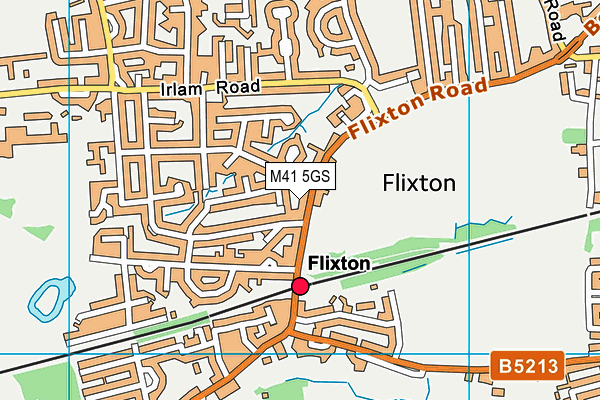 M41 5GS map - OS VectorMap District (Ordnance Survey)