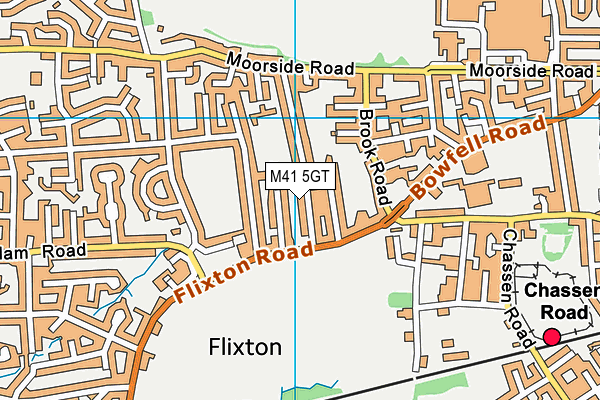 M41 5GT map - OS VectorMap District (Ordnance Survey)