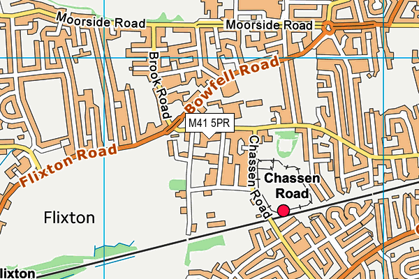 Abbotsford Preparatory School map (M41 5PR) - OS VectorMap District (Ordnance Survey)