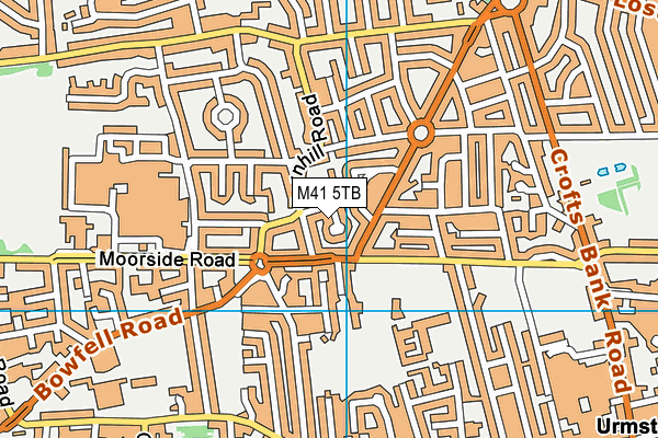 M41 5TB map - OS VectorMap District (Ordnance Survey)