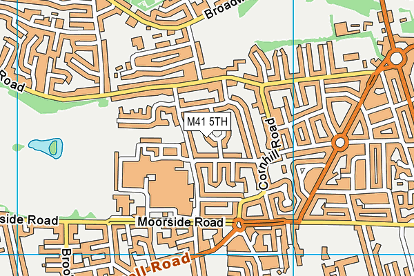 M41 5TH map - OS VectorMap District (Ordnance Survey)