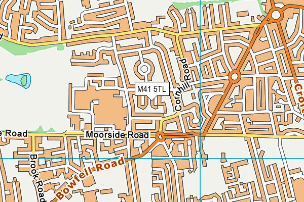 M41 5TL map - OS VectorMap District (Ordnance Survey)