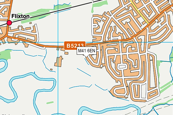 M41 6EN map - OS VectorMap District (Ordnance Survey)