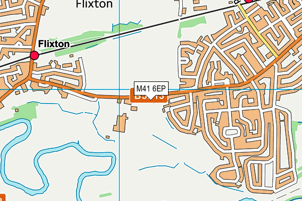Flixton Golf Club map (M41 6EP) - OS VectorMap District (Ordnance Survey)