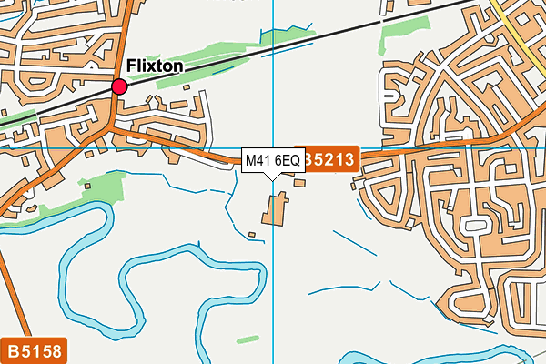 M41 6EQ map - OS VectorMap District (Ordnance Survey)