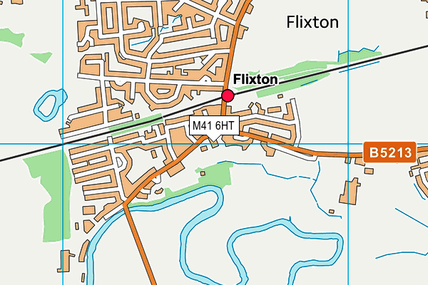 M41 6HT map - OS VectorMap District (Ordnance Survey)