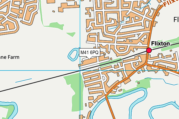 M41 6PQ map - OS VectorMap District (Ordnance Survey)