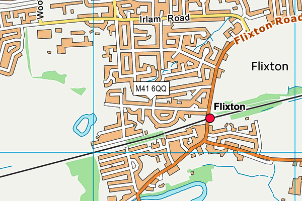 M41 6QQ map - OS VectorMap District (Ordnance Survey)