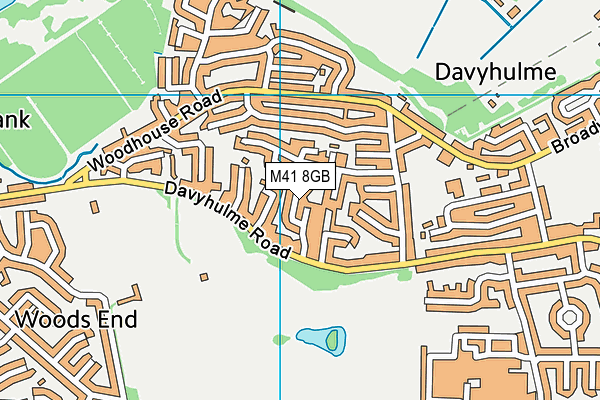 M41 8GB map - OS VectorMap District (Ordnance Survey)