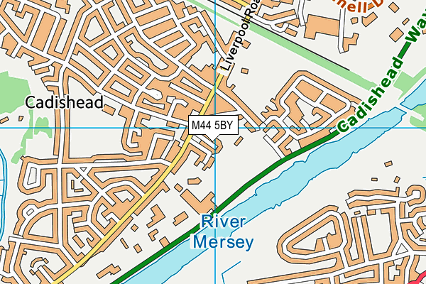 M44 5BY map - OS VectorMap District (Ordnance Survey)