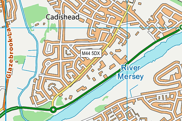 M44 5DX map - OS VectorMap District (Ordnance Survey)