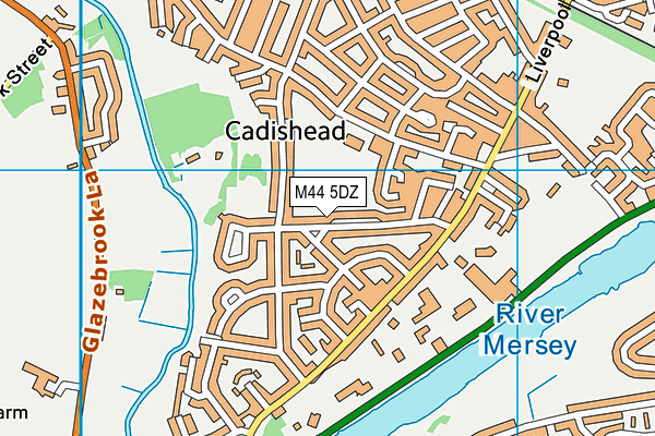 M44 5DZ map - OS VectorMap District (Ordnance Survey)