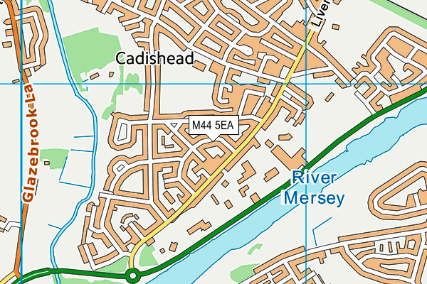 M44 5EA map - OS VectorMap District (Ordnance Survey)